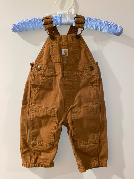 Carhartt Other - Carhartt Infant Canvas Bib Overalls in Carhartt Brown 6M